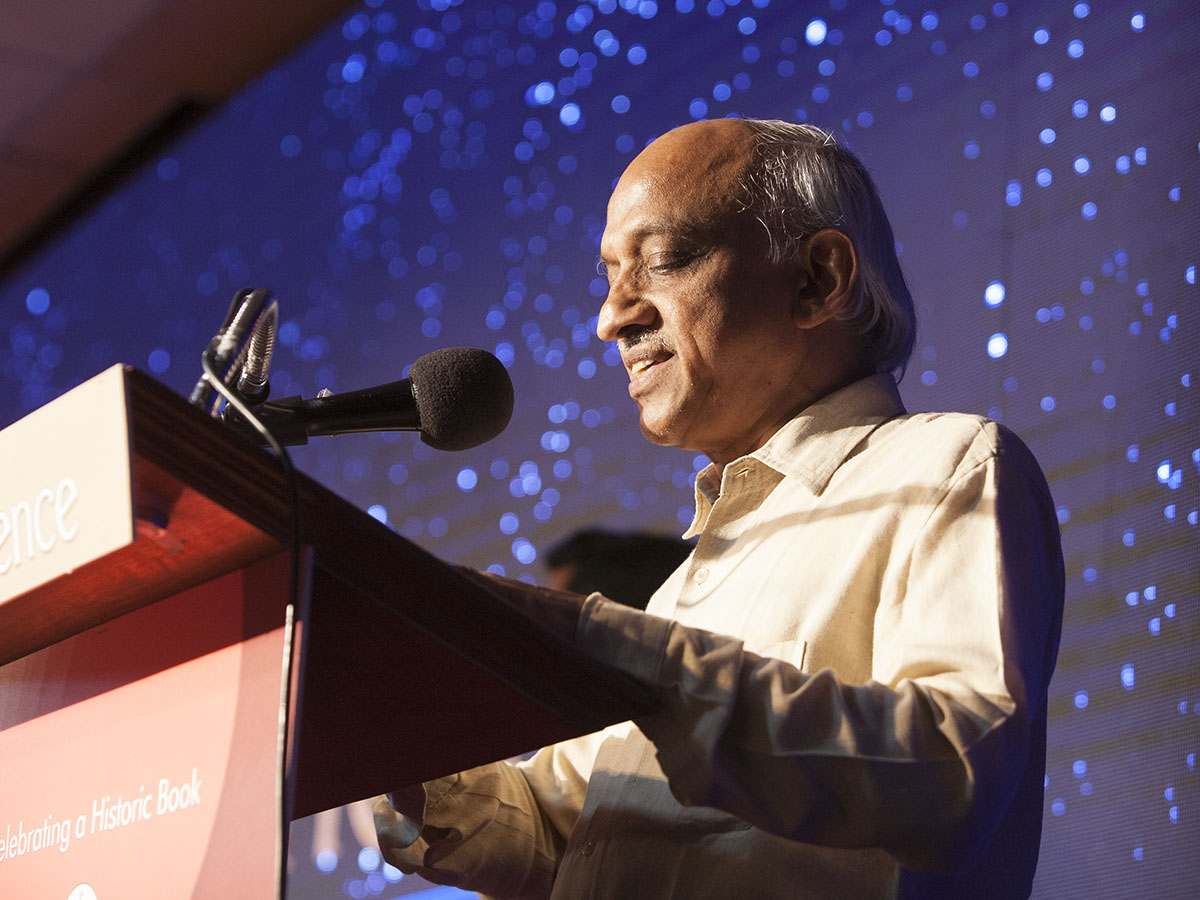 Shri A.S. Kiran Kumar addresses the guests