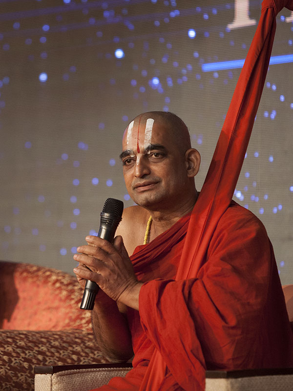 H.H. Sri Chinna Jeeyar Swami addresses the guests