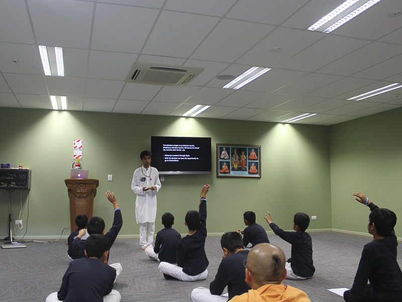 A presentation during the session 