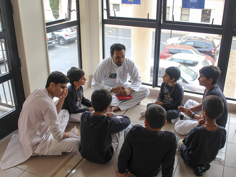 Children in group sessions 