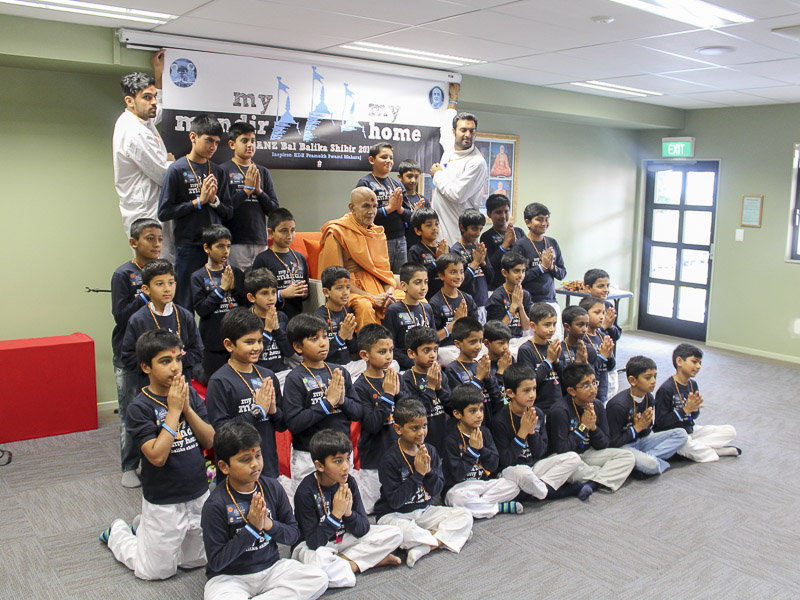'My Mandir My Home' Bal Balika Shibir 2015, Auckland, New Zealand