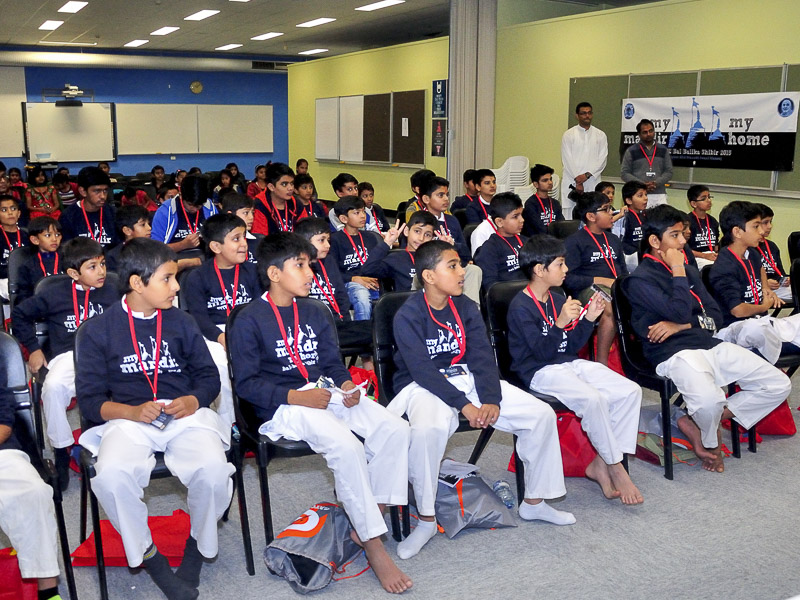 Children during the session