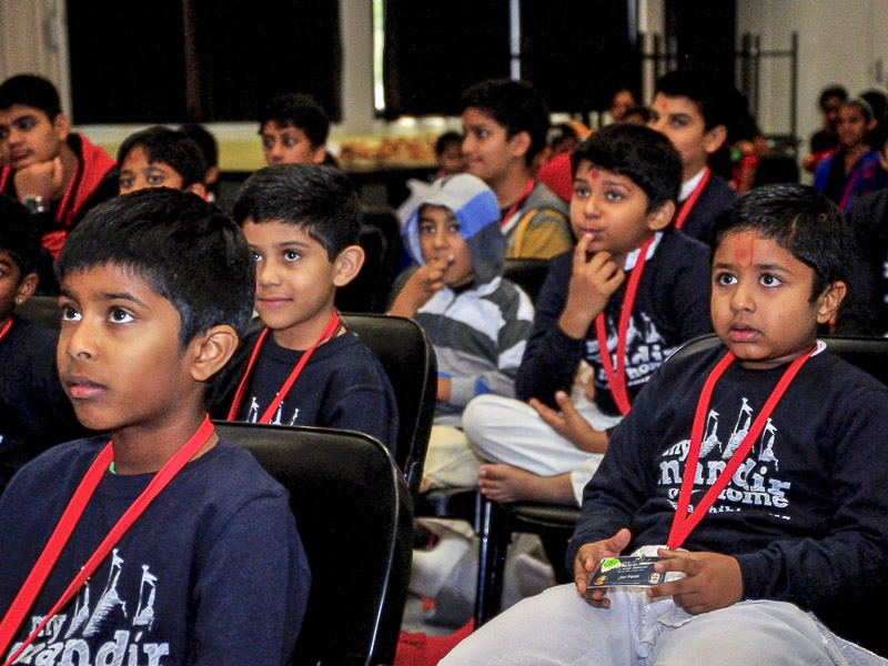Children during the session