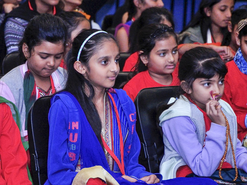 Children during the session