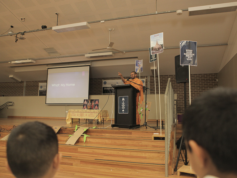 A presentation during the shibir
