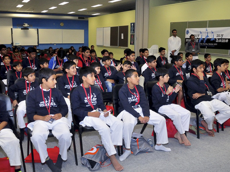 Children during 'My Mandir My Home' Bal- Balika Shibir