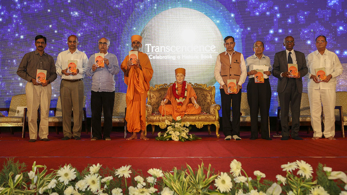 Dignitaries inaugurate the book 'Transcendence' 