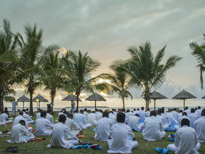 East Africa Kishore Winter Camp 2015, Dar-es-Salaam, Tanzania - Samuh Puja 