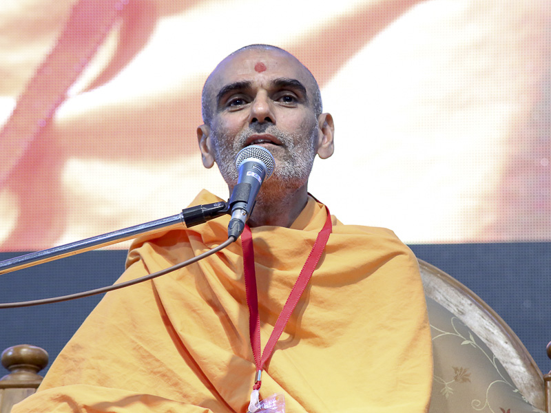 Anand Swami addresses the shibir