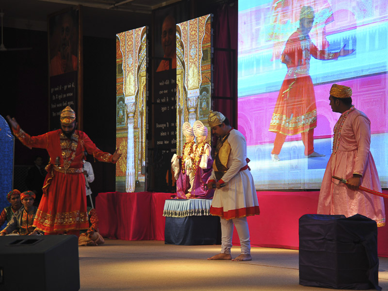 A skit presentation by youths
