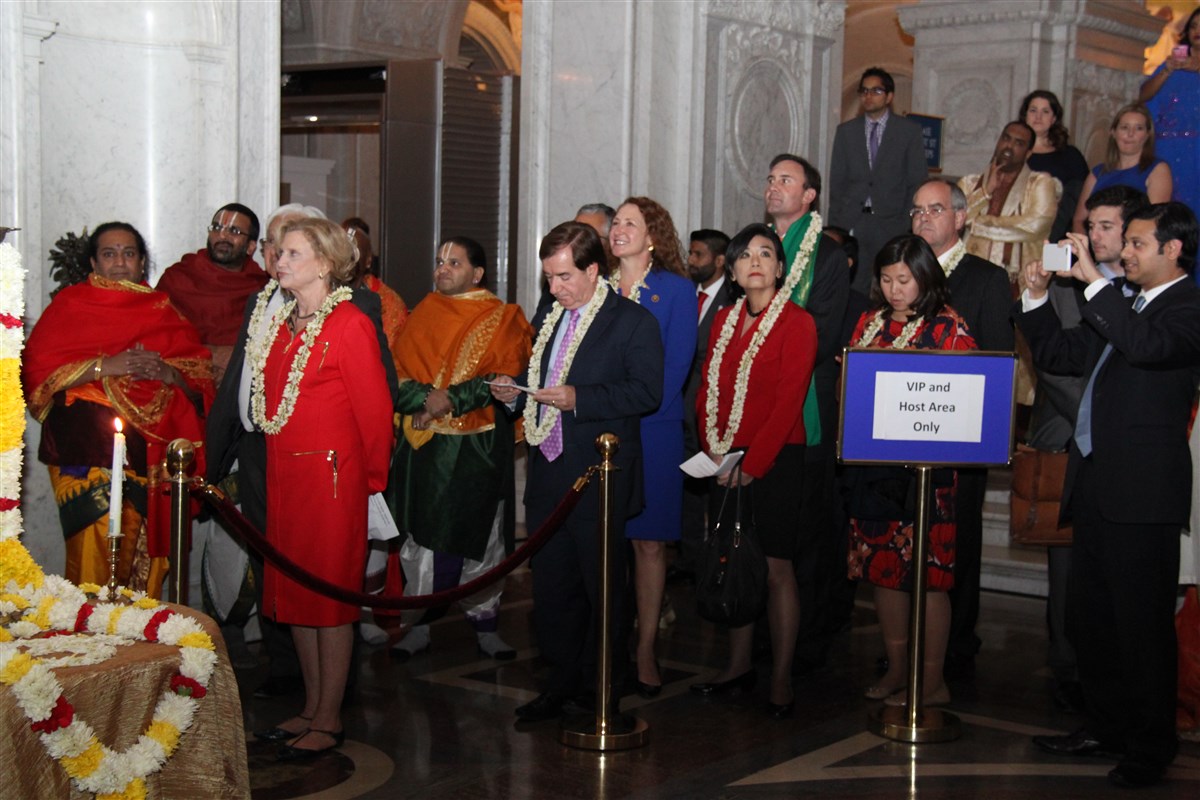 Elected officials gathered to be welcomed and to offer remarks