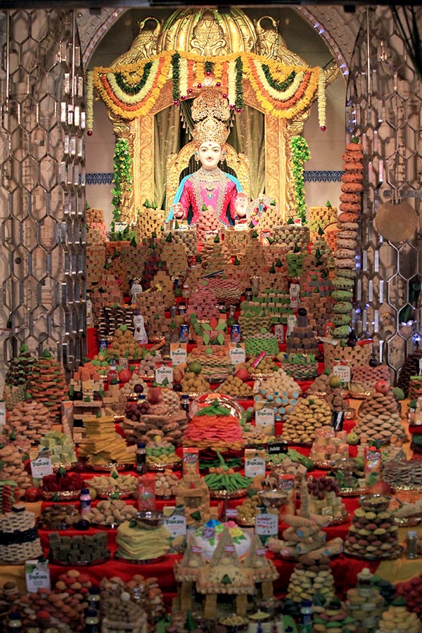 Annakut Celebration at BAPS Shri Swaminarayan Mandir, Surat