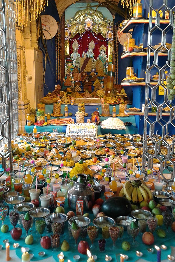 Annakut Celebration at BAPS Shri Swaminarayan Mandir, Bhavnagar