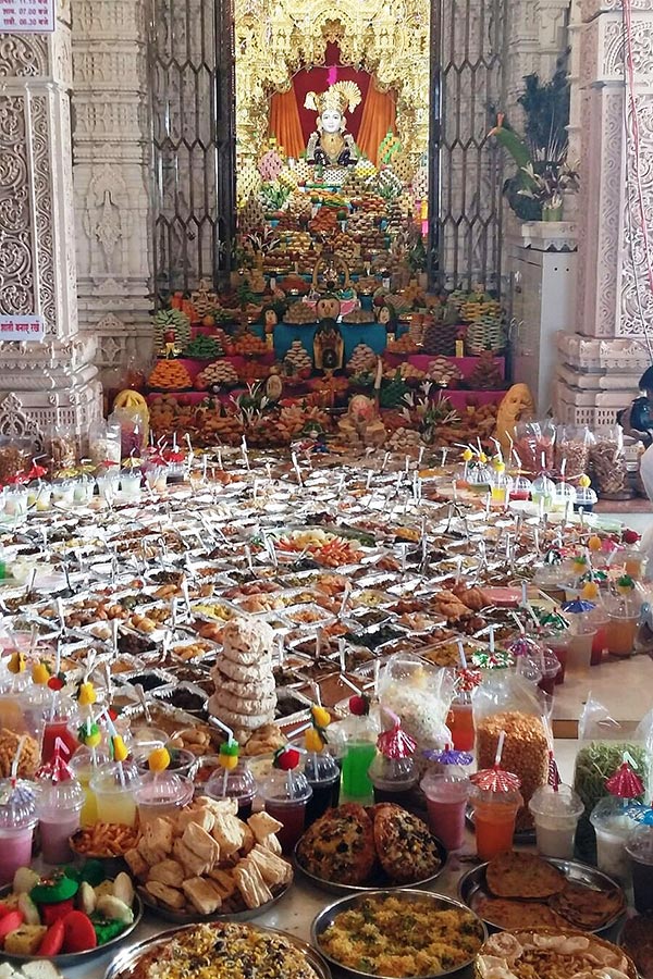 Annakut Celebration at BAPS Shri Swaminarayan Mandir, Nagpur