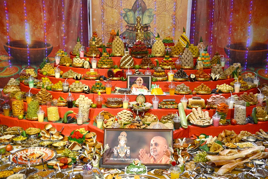 Annakut Celebration at BAPS Shri Swaminarayan Mandir, Nagpur
