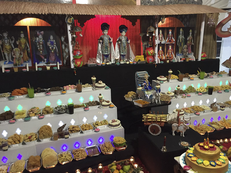 Annakut Celebration at BAPS Shri Swaminarayan Mandir, Benoni