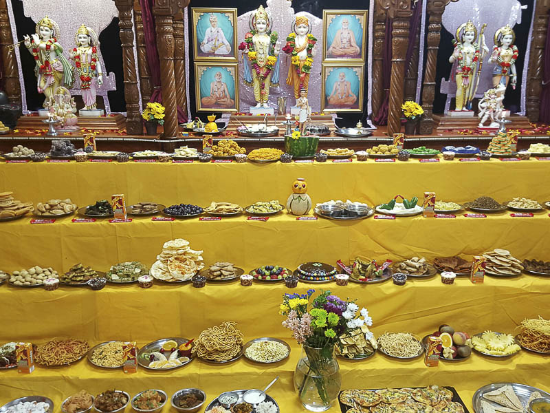 Annakut Celebration at BAPS Shri Swaminarayan Mandir, Tzaneen