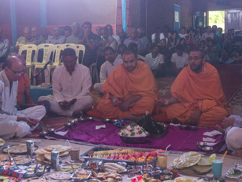 Annakut Celebration at BAPS Shri Swaminarayan Mandir, Durban