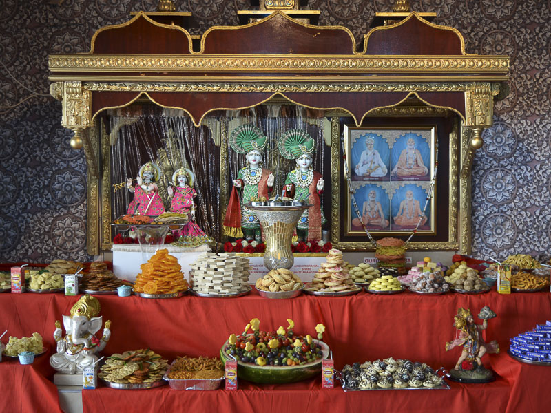 Annakut Celebration at BAPS Shri Swaminarayan Mandir, Laudium