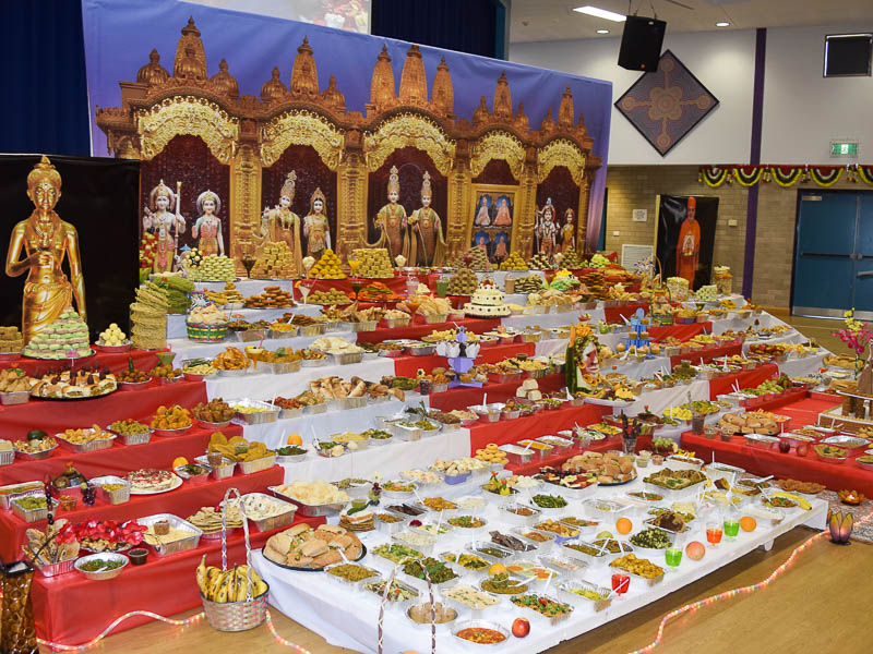 Annakut Celebration at BAPS Shri Swaminarayan Mandir, Canberra