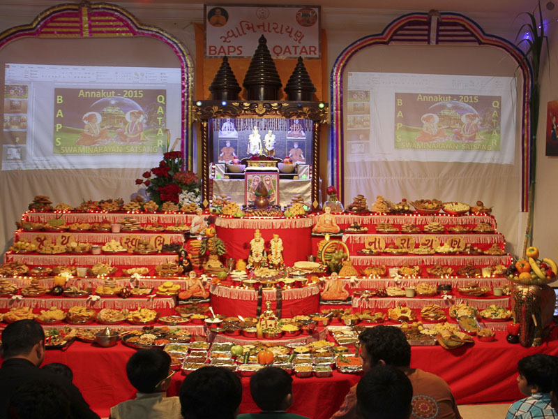 Annakut Celebration at BAPS Shri Swaminarayan Mandir, Doha