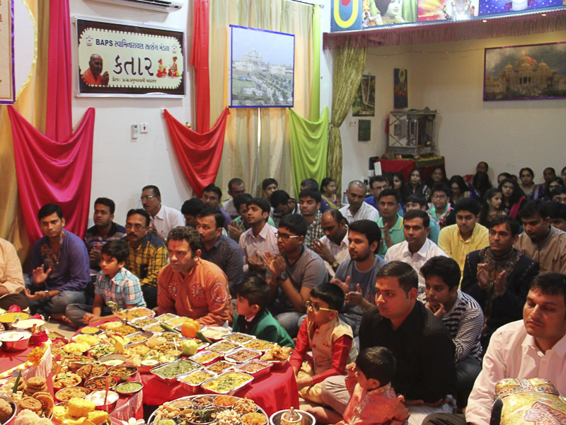 Annakut Celebration at BAPS Shri Swaminarayan Mandir, Doha