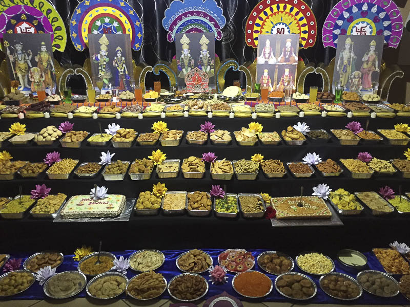 Annakut Celebration at BAPS Shri Swaminarayan Mandir, Germistone