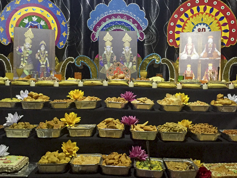 Annakut Celebration at BAPS Shri Swaminarayan Mandir, Germistone