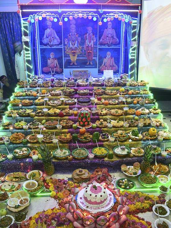 Annakut Celebration at BAPS Shri Swaminarayan Mandir, Muscat