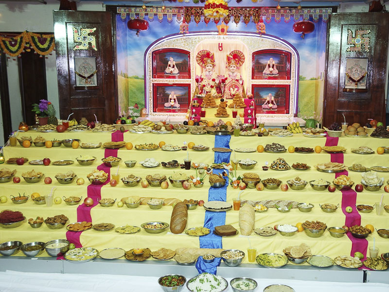 Annakut Celebration at BAPS Shri Swaminarayan Mandir, Bahrain