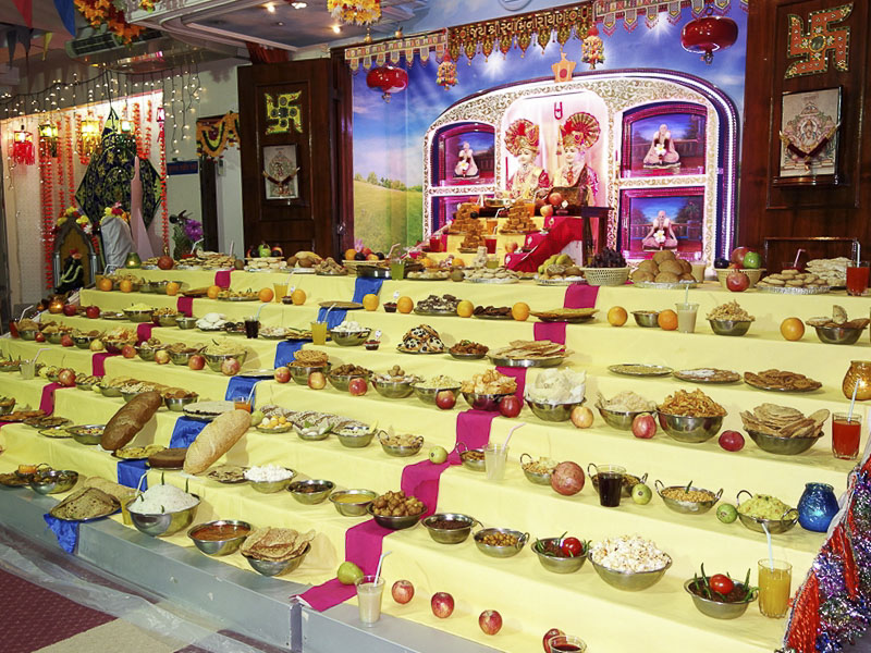 Annakut Celebration at BAPS Shri Swaminarayan Mandir, Bahrain