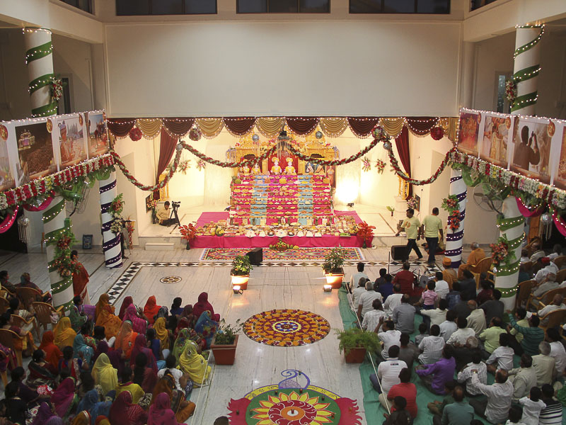 Annakut Celebration at BAPS Shri Swaminarayan Mandir, Udaipur