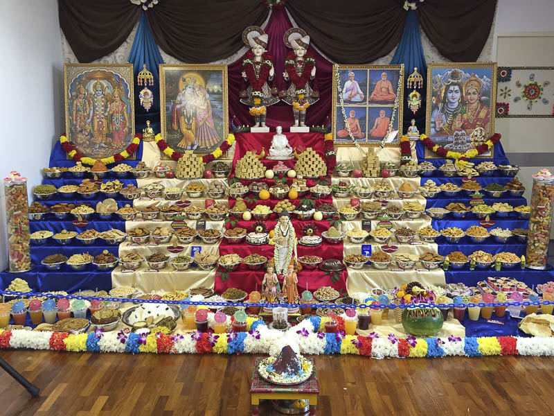 Annakut Celebration at BAPS Shri Swaminarayan Mandir, Singapore