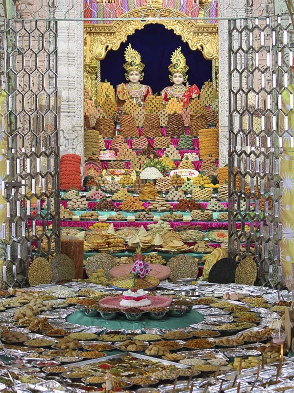 Annakut Celebration at BAPS Shri Swaminarayan Mandir, Jaipur