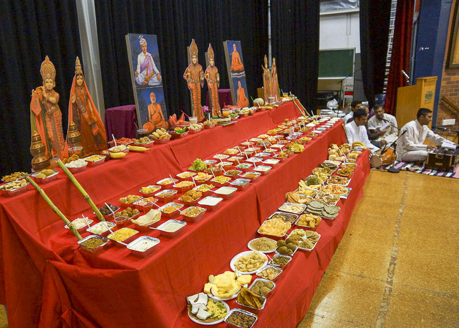 Annakut Celebration at BAPS Shri Swaminarayan Mandir, Toowoomba