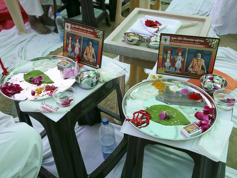Shilanyas Ceremony for new BAPS Shri Swaminarayan Mandir, Nadiad