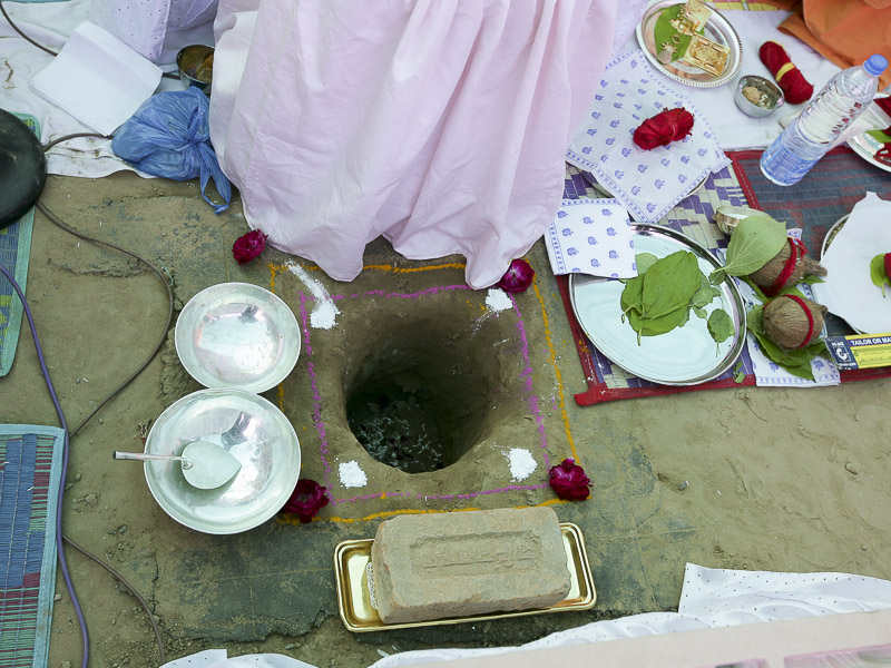 Shilanyas Ceremony for new BAPS Shri Swaminarayan Mandir, Nadiad