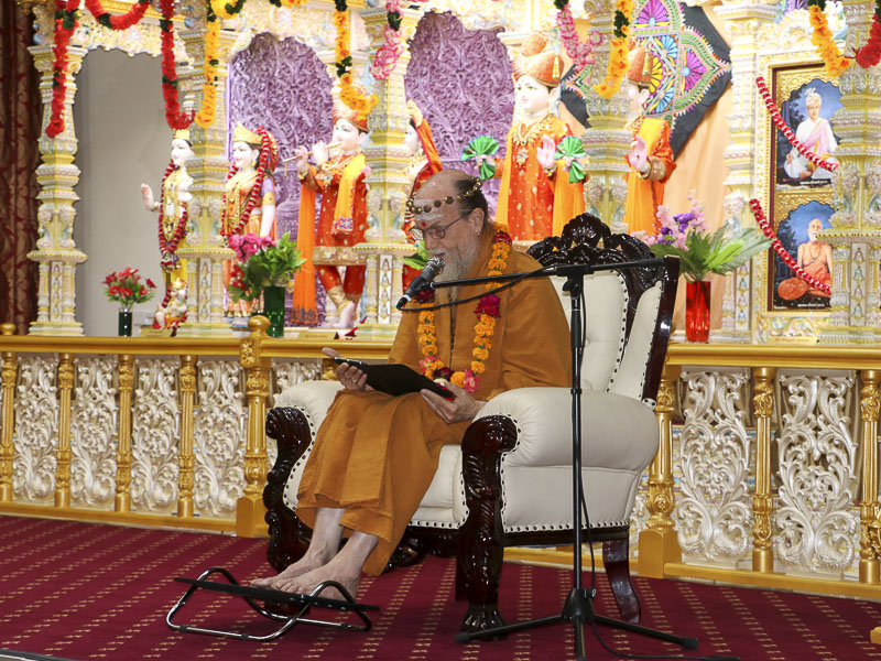 Satguru Bodhinatha Veylanswami’s visit to BAPS Swaminarayan Mandir, Adelaide, Australia