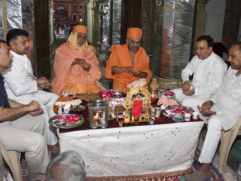 Mahapuja in the Akshar Deri