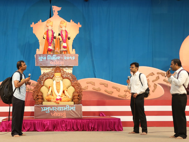‘Pramukh Swami Ma Khovavu’ – Yuva Shibir, Sarangpur