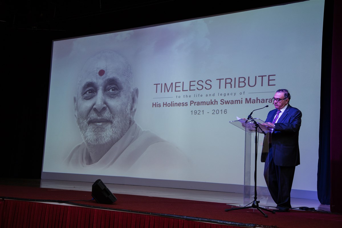 Mr. George Papadopoulos, Architect, addresses the assembly