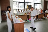 Sh. Raja Pathak observing science fair