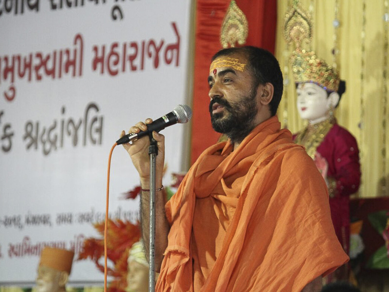 Tribute Assembly in Honor of HH Pramukh Swami Maharaj, Kalol