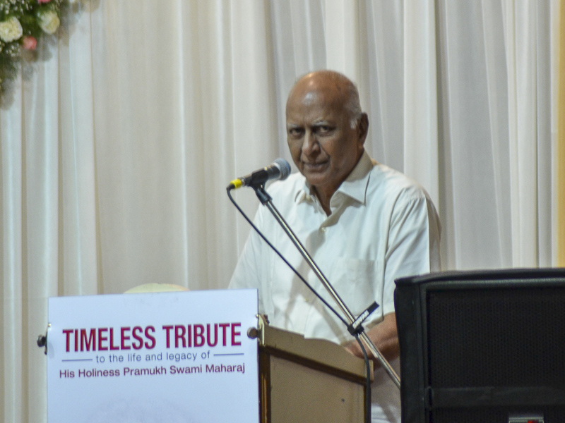Dr. G. Sundaram addresses the assembly