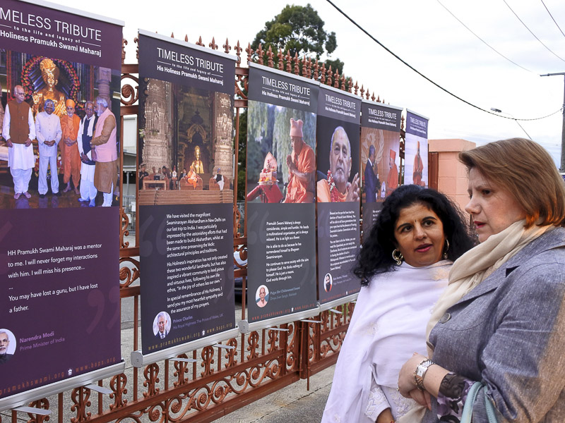 Tribute Assembly in Honor of HH Pramukh Swami Maharaj, Melbourne