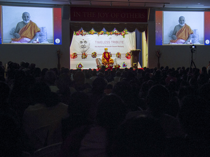 Tribute Assembly in Honor of HH Pramukh Swami Maharaj, Melbourne