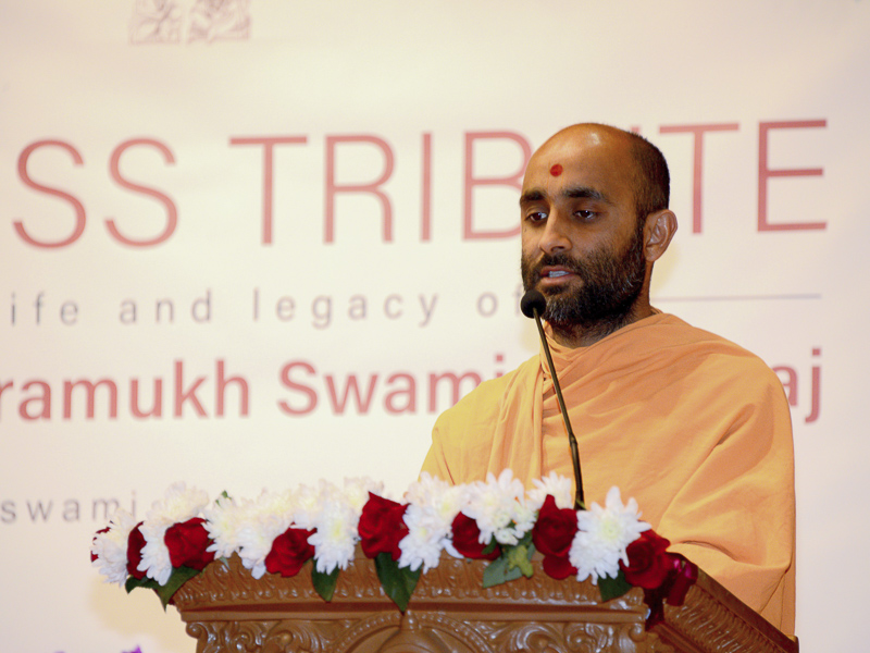 Tribute Assembly in Honor of HH Pramukh Swami Maharaj, Melbourne