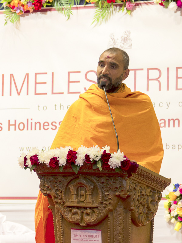 Tribute Assembly in Honor of HH Pramukh Swami Maharaj, Melbourne