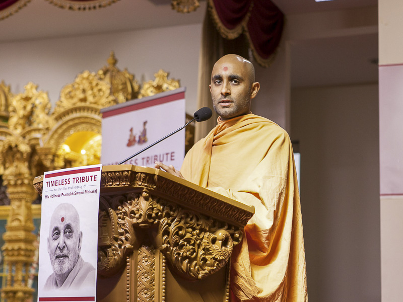 Tribute Assembly in Honor of HH Pramukh Swami Maharaj, Sydney