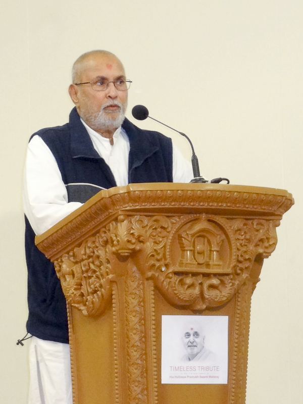 Tribute Assembly in Honor of HH Pramukh Swami Maharaj, Wellington